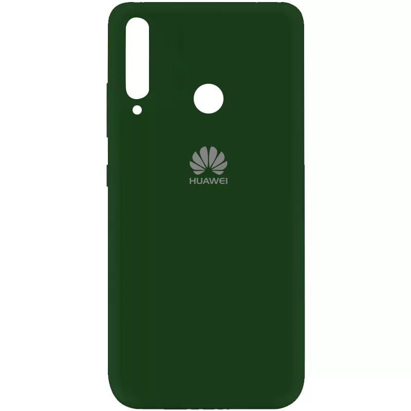 Чехол Silicone Cover My Color Full Protective (A) для Huawei P40 Lite E / Y7p (2020), Зеленый / Dark green