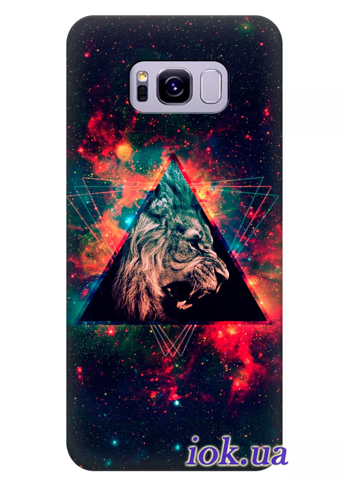 Чехол для Galaxy S8 Plus - Космо лев