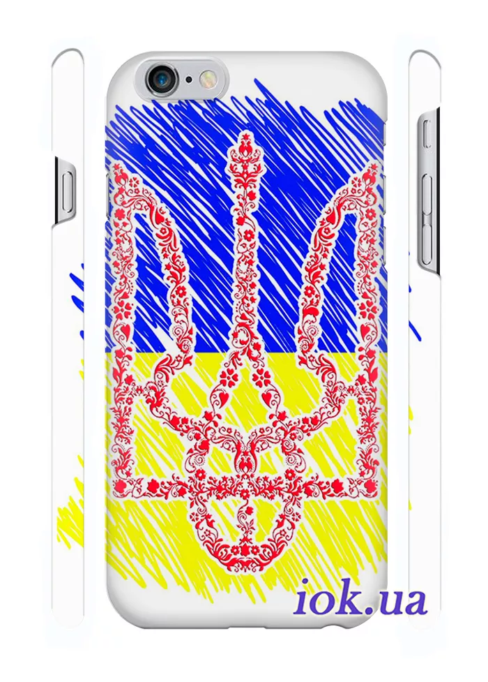 Чехол на iPhone 6 - Рисованный герб