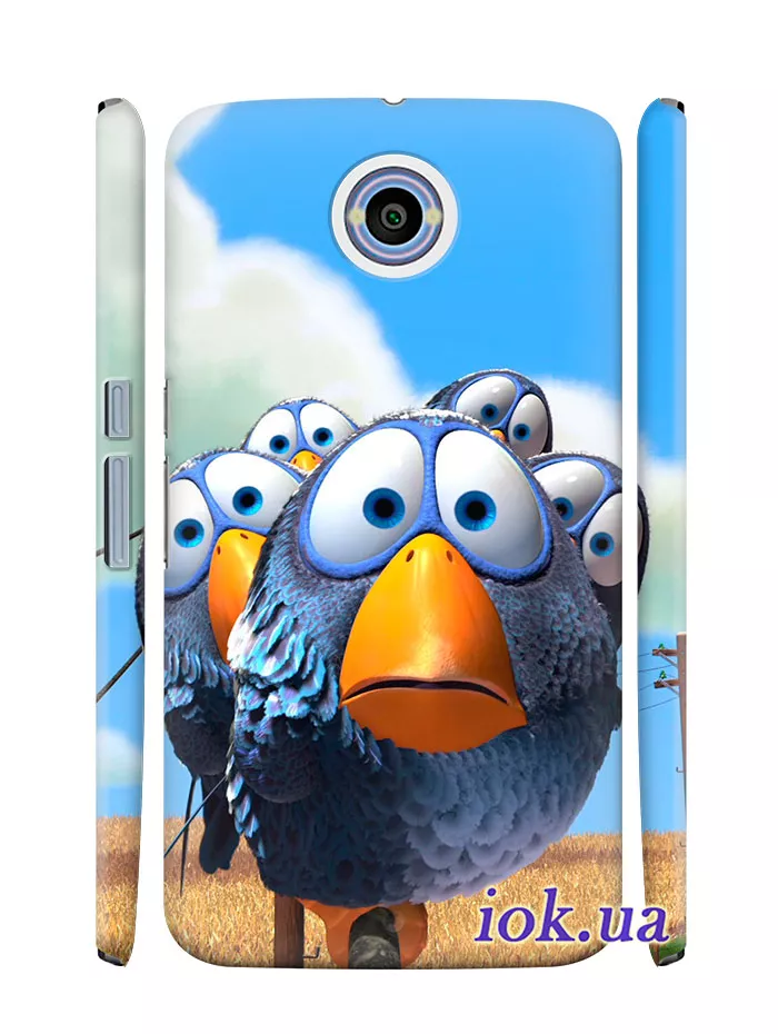 Чехол для Motorola Nexus 6 - Птички