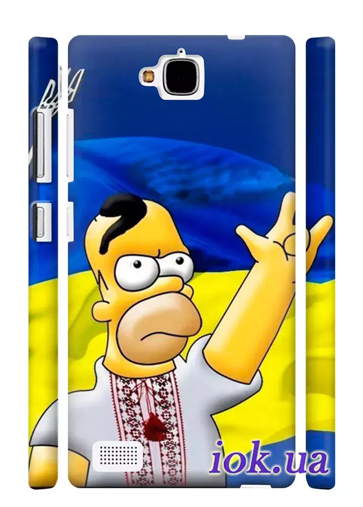 Чехол для Huawei Honor 3C - Украинский Гомер