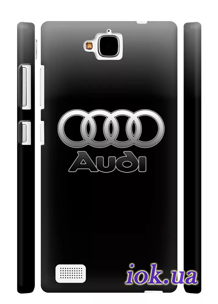 Чехол для Huawei Honor 3C - Лого Audi