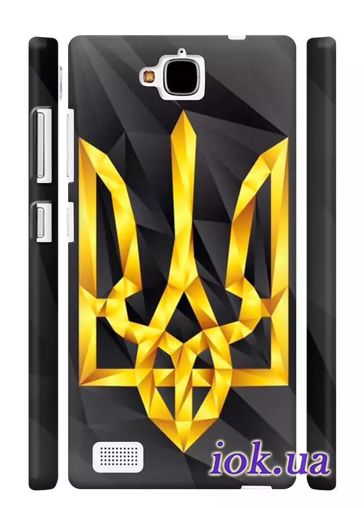 Чехол для Huawei Honor 3C - Золотой герб