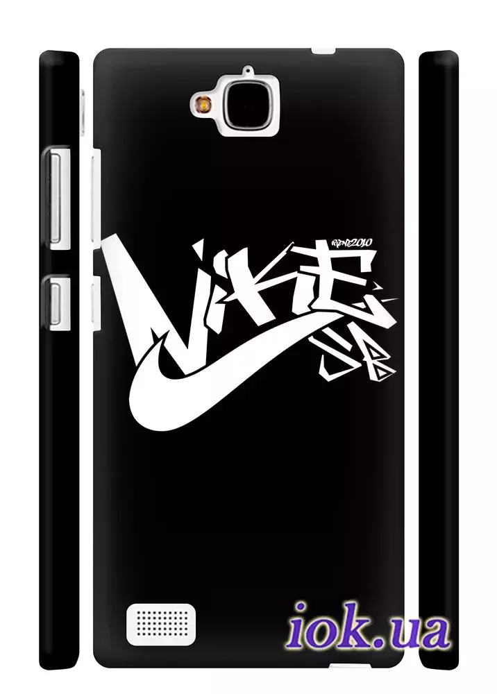 Чехол для Huawei Honor 3C - Nike граффити