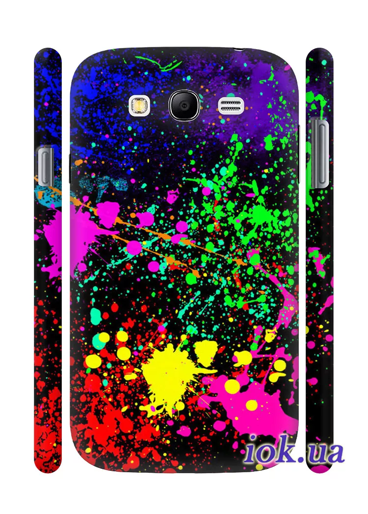 Чехол для Samsung Galaxy Grand Duos - Красочные брызги