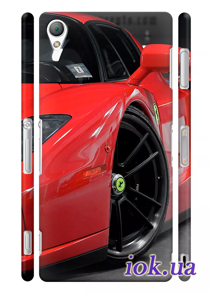 Чехол для Xperia Z3 - Красная Ferrari 