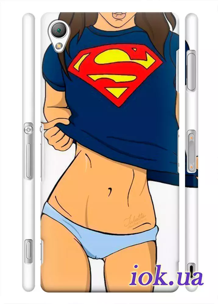 Чехол для Xperia Z3 - Supergirl