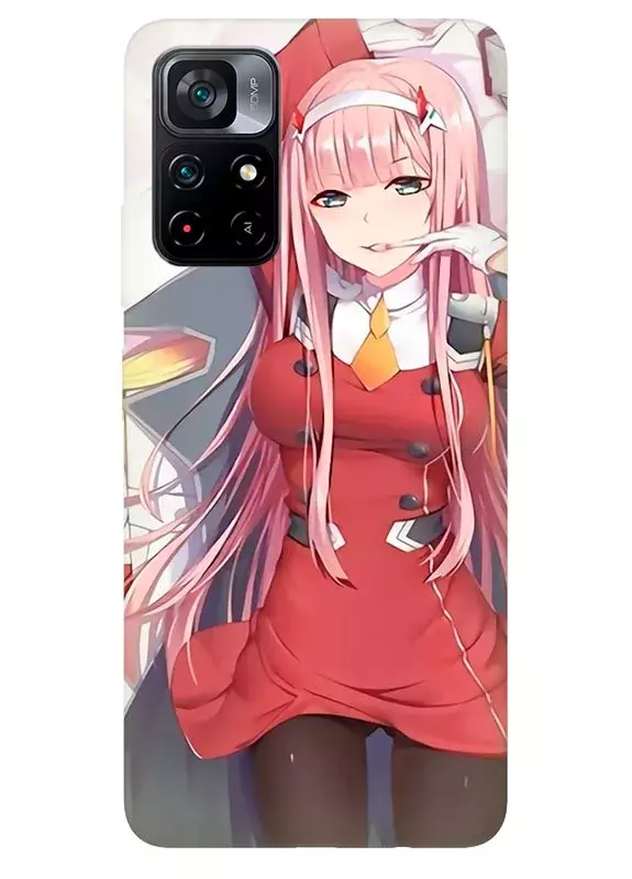 Poco M4 Pro 5G чехол силиконовый - Zero Two