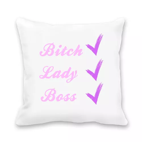 Подушка - Bitch / Lady / Boss