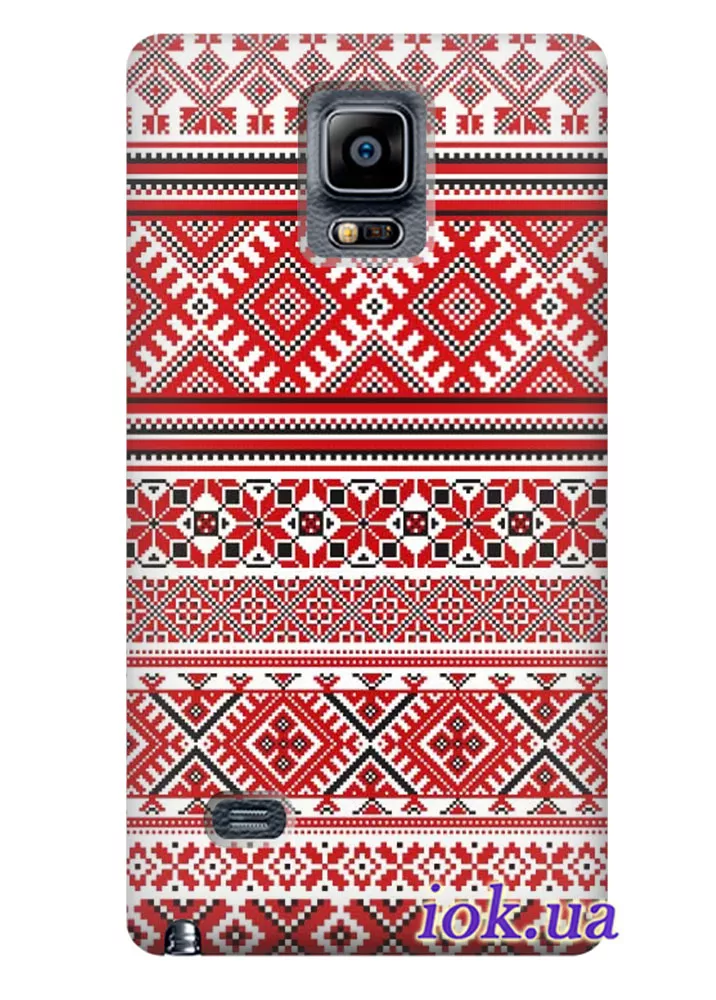 Чехол для Galaxy Note 4 - Украинский рушнык 