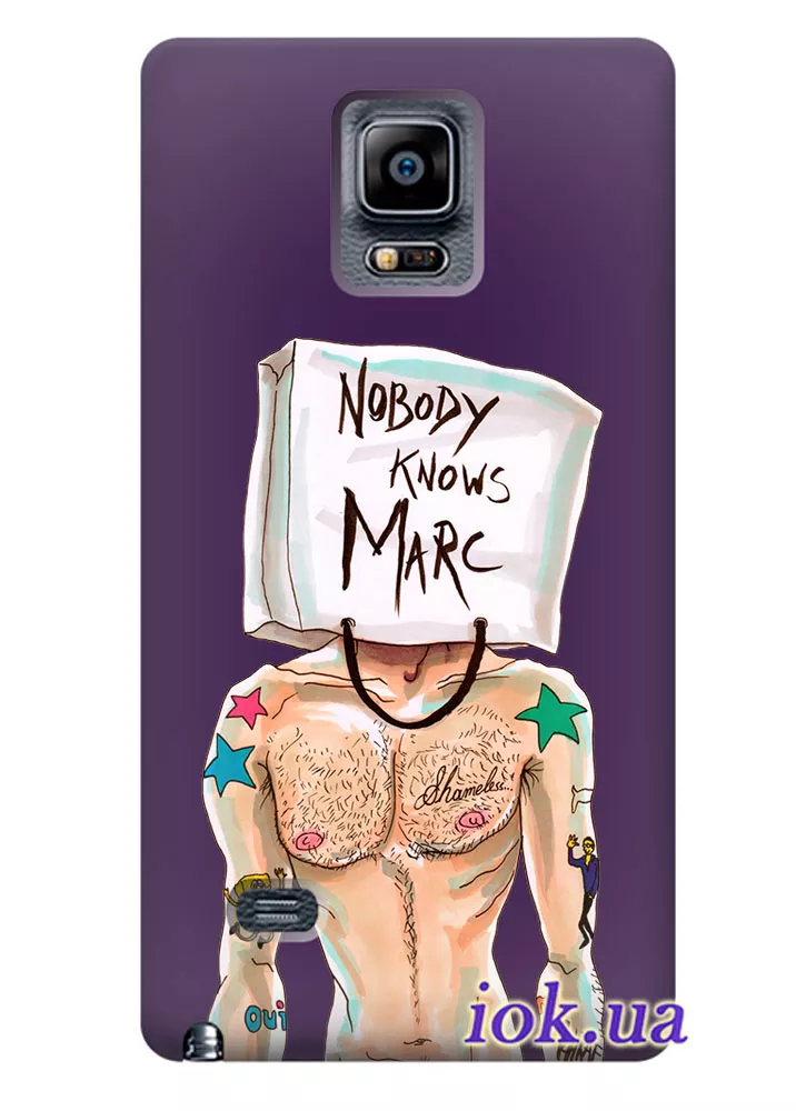 Чехол для Galaxy Note 4 - Nobody Knows Marc