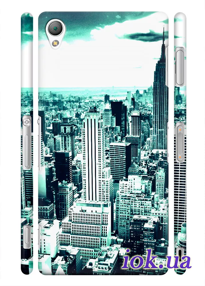 Чехол для Sony Xperia Z3 - Город с высоты