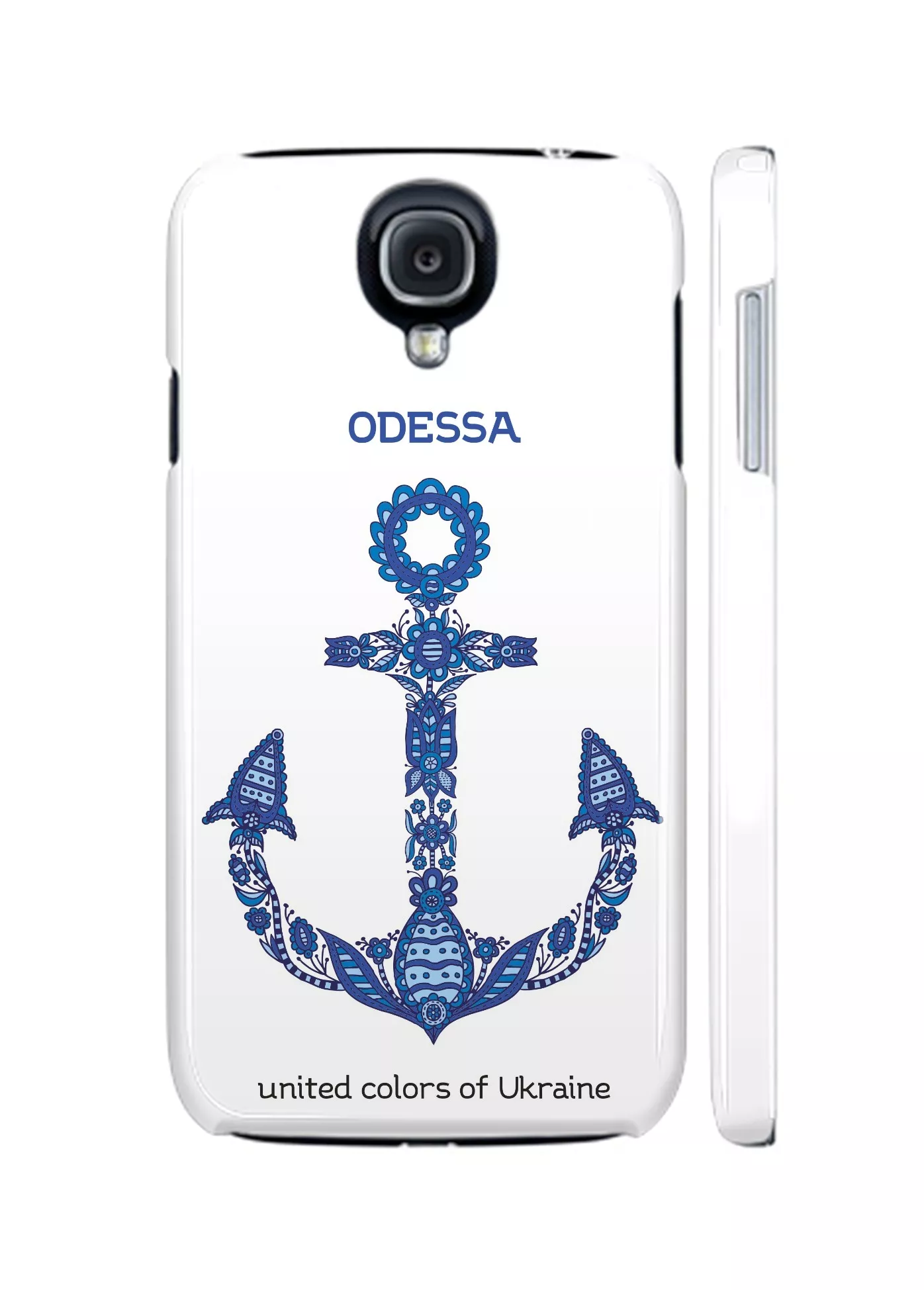 Якорь на чехле Galaxy S4 город Одесса