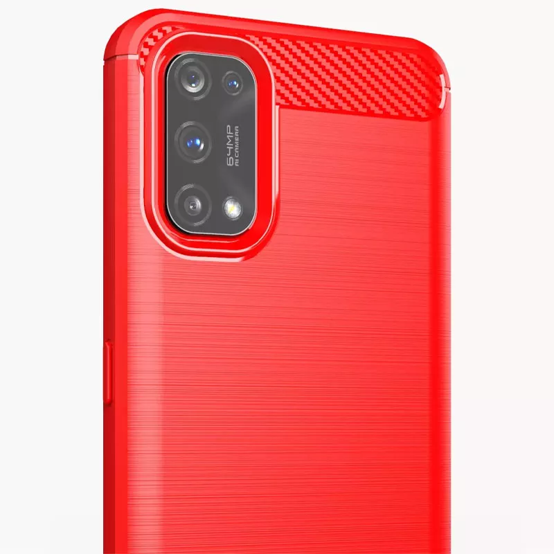 TPU чехол Slim Series для Realme 7 Pro, Красный