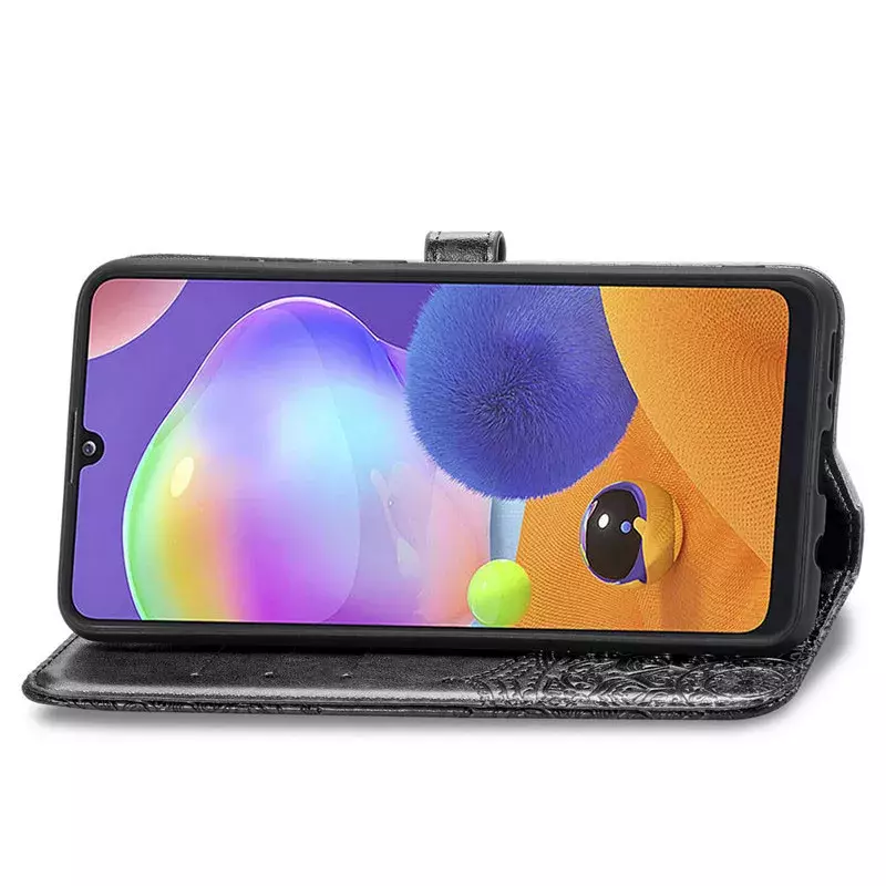 Кожаный чехол (книжка) Art Case с визитницей для Samsung Galaxy A50 (A505F) / A50s / A30s, Черный