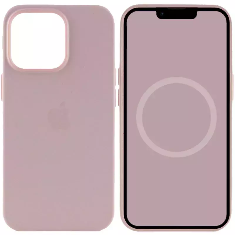Чехол Silicone case (AAA) full with Magsafe and Animation для Apple iPhone 13 Pro (6.1"), Розовый / Chalk Pink