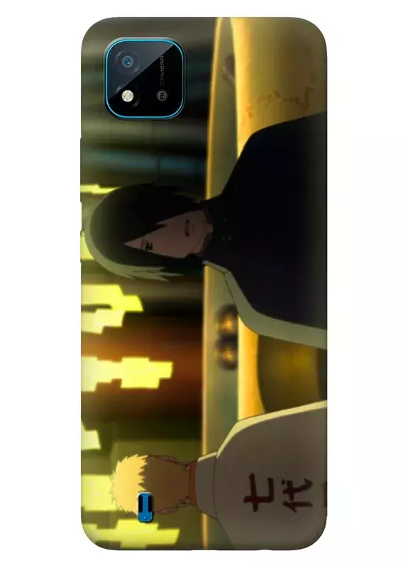 Realme C11 чехол с аниме силиконовый - Боруто Инь и ян