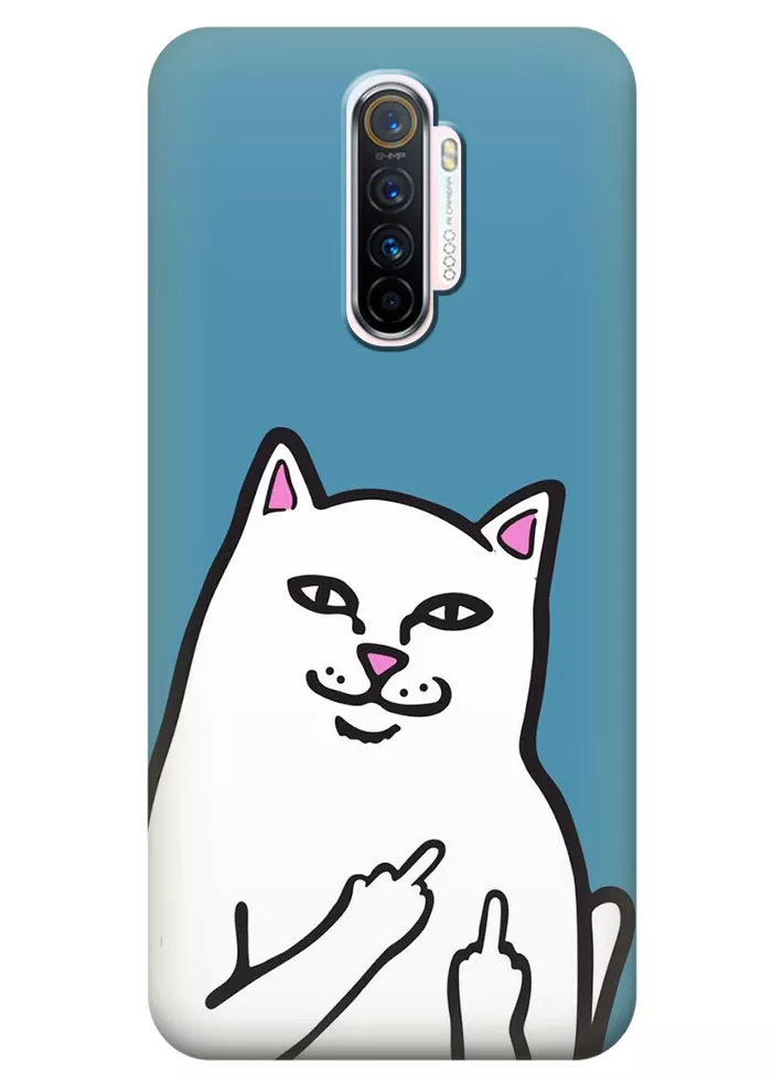 Чехол для Realme X2 Pro - Кот с факами