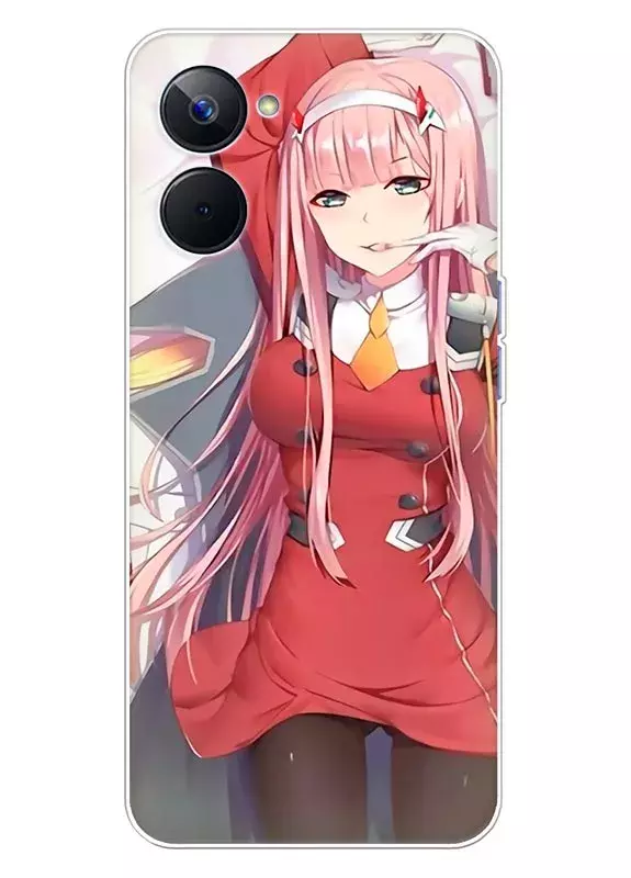 Realme 10S чехол с персонажем Zero Two называемый Code: 002 и 9'℩