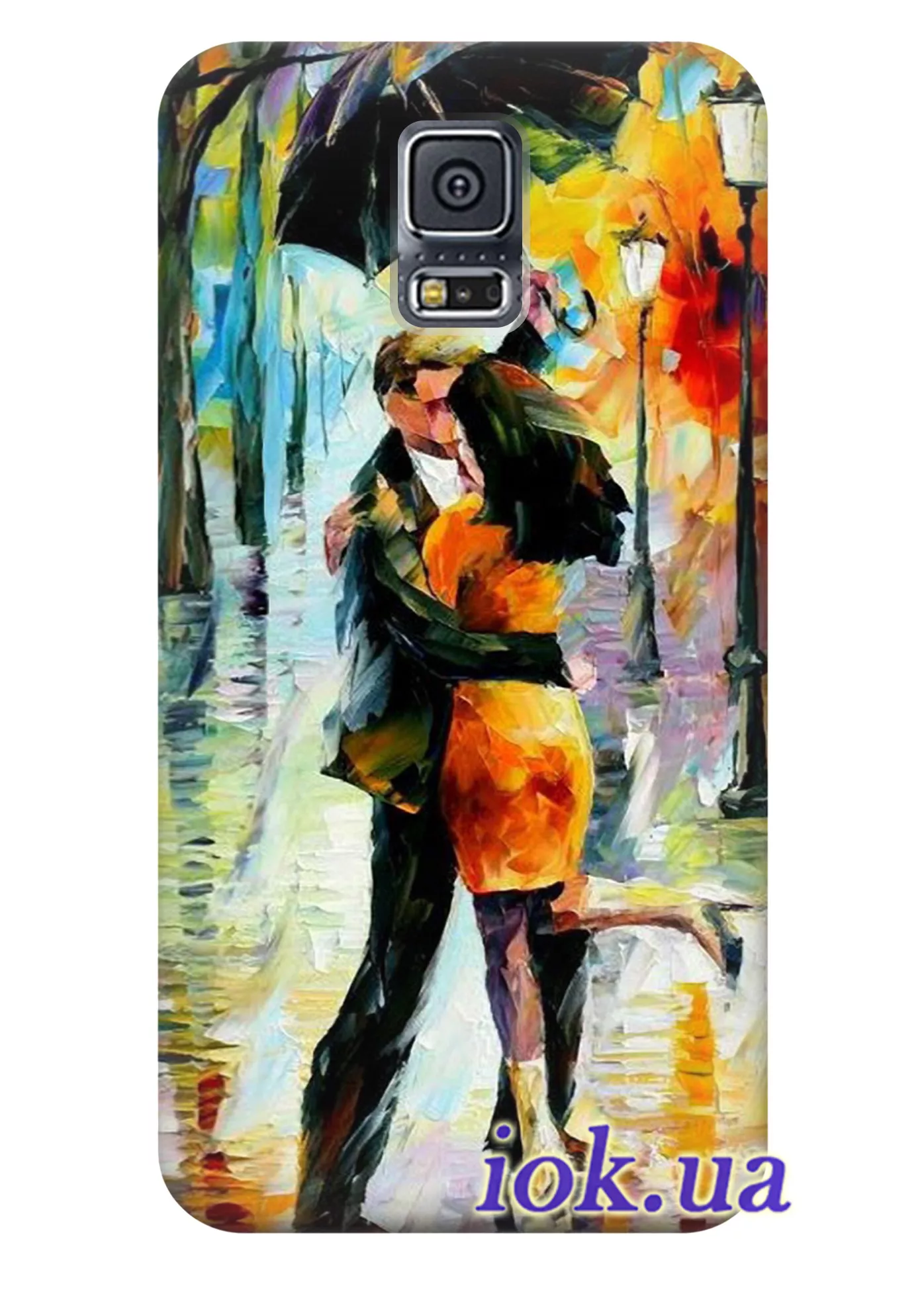 Чехол для Galaxy S5 Plus - Осенняя романтика