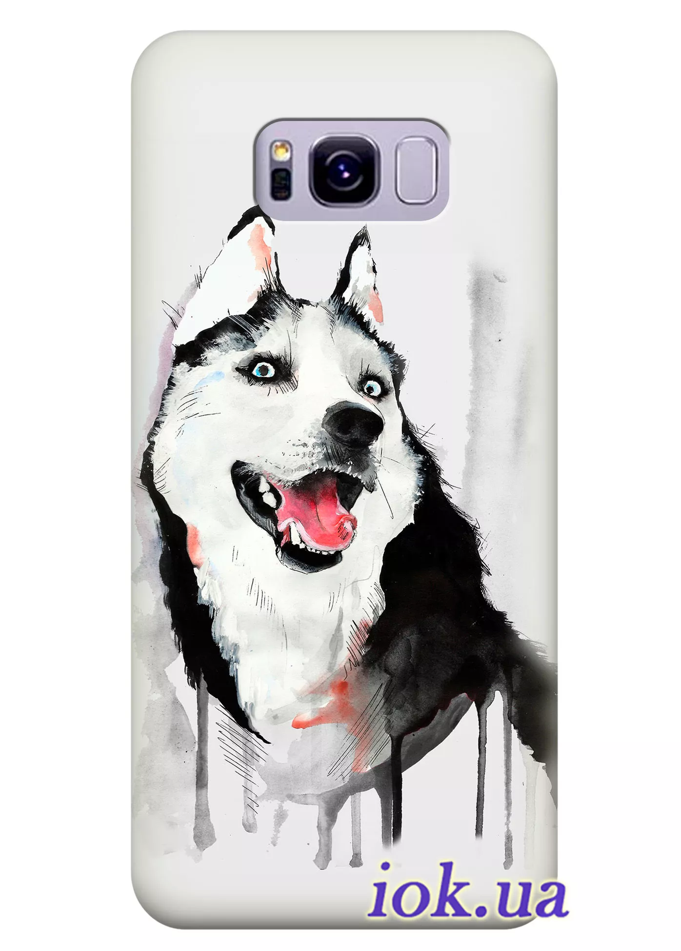 Чехол для Galaxy S8 - Забавный пёс