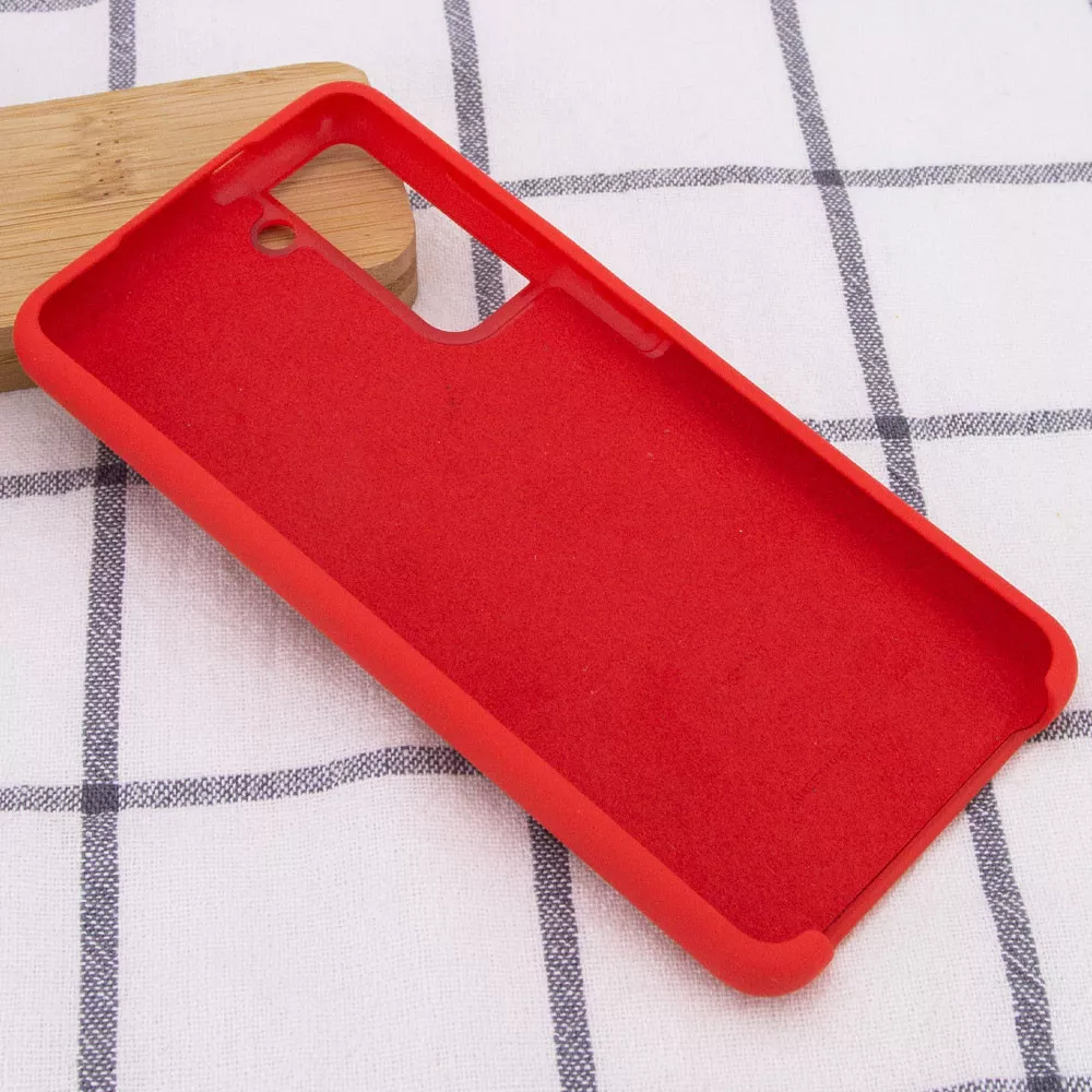Чехол Silicone Cover (AA) для Samsung Galaxy S21+, Красный / Red