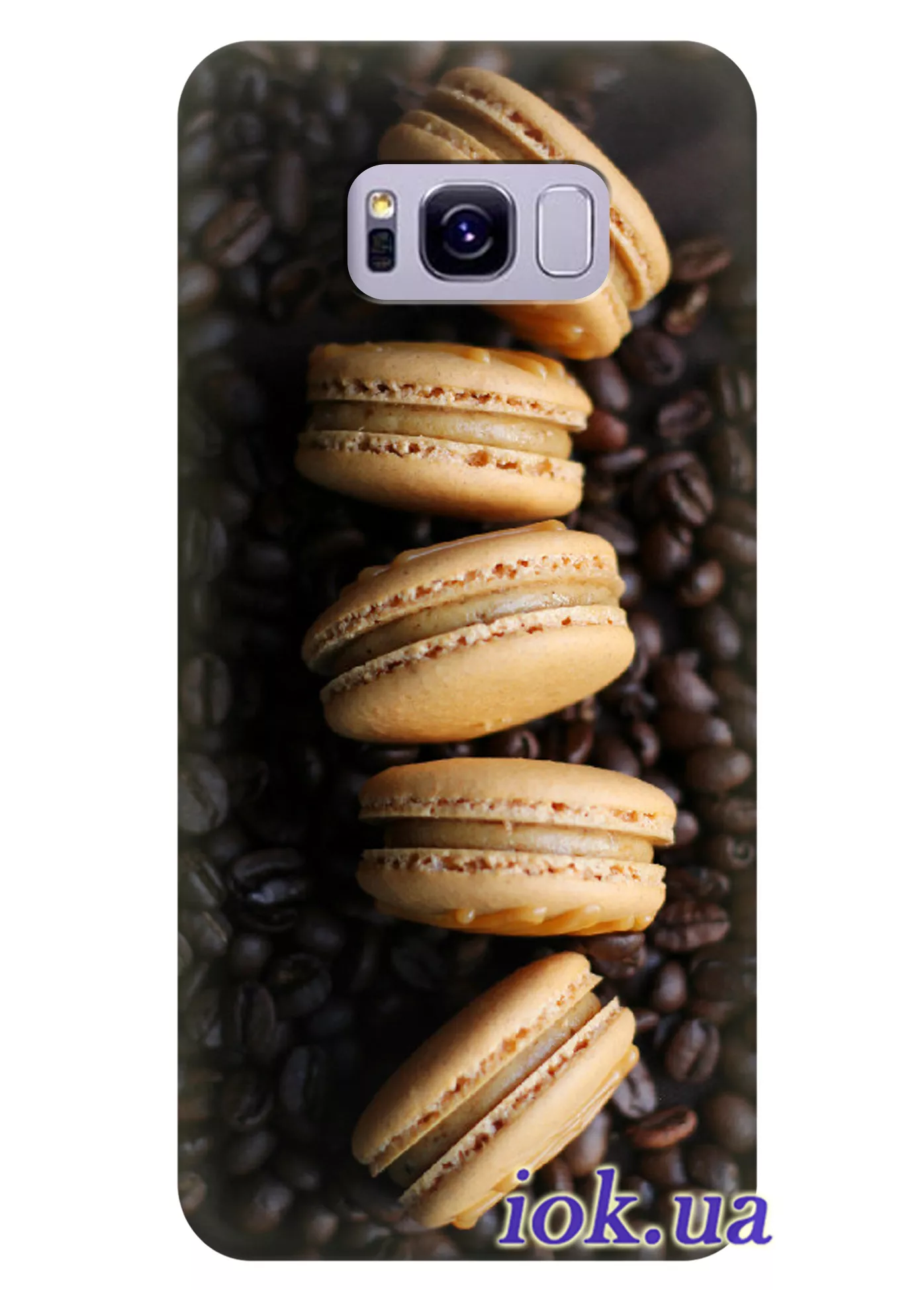 Чехол для Galaxy S8 Plus - Кофейные макаруны