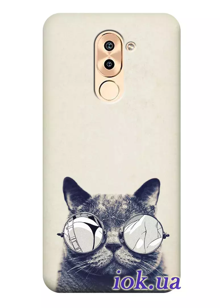 Чехол для Huawei Mate 9 Lite - Кот в очках