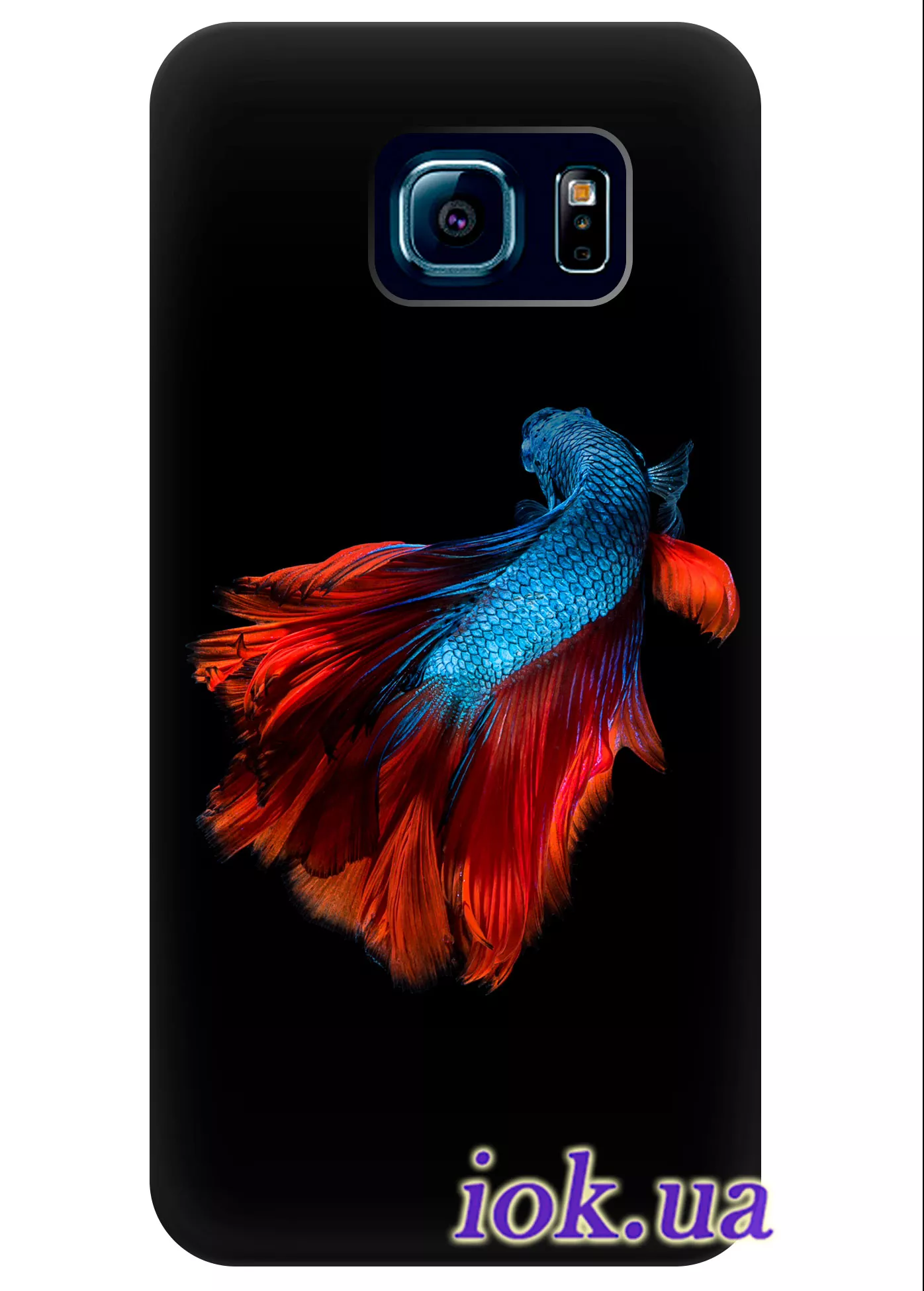 Чехол для Galaxy S6 Edge - Красивая рыбка