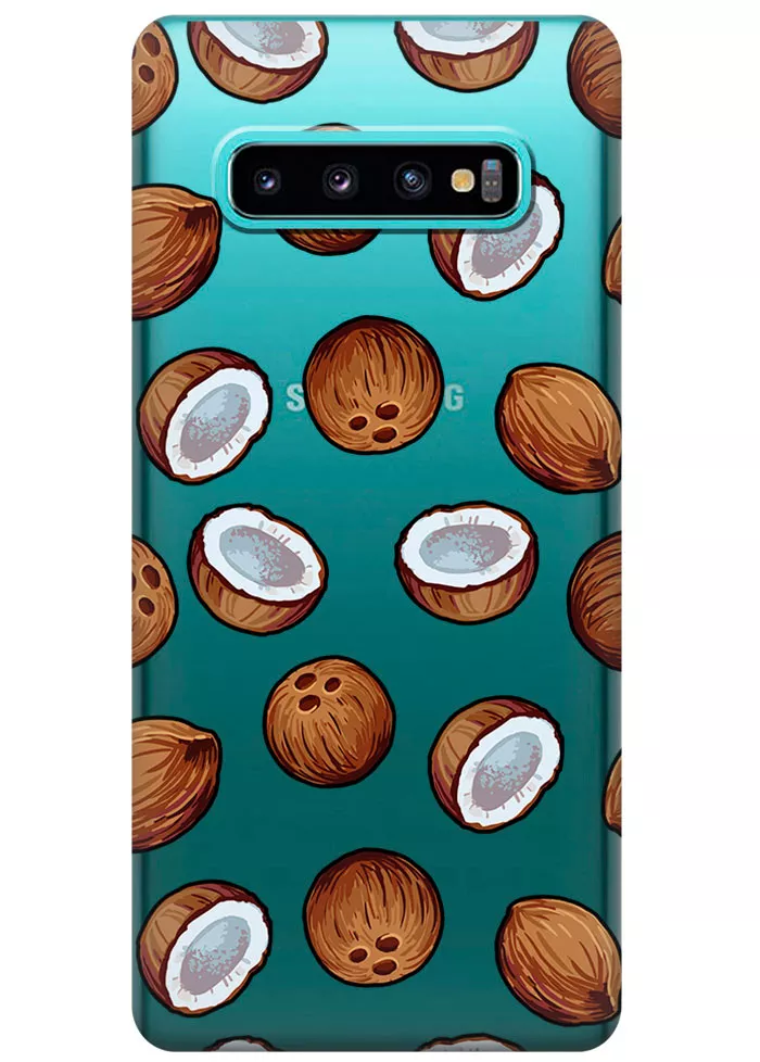 Чехол для Galaxy S10 - Coconuts