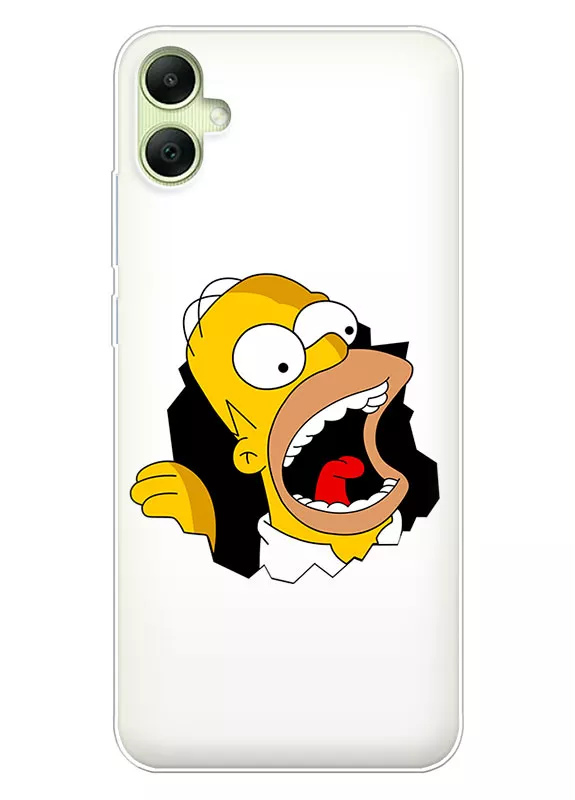 Бампер для Samsung Galaxy A05 - The Simpsons Симпсоны Гомер Симпсон прорвал стену