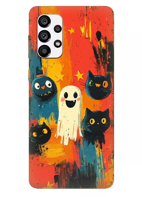 Чехол для Galaxy A33 - Хэллоуин арт