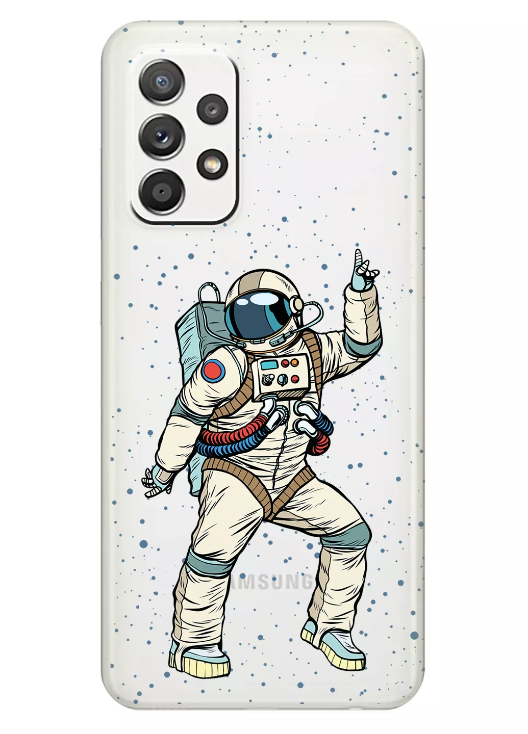 Чехол для Galaxy A52 - Веселый космонавт