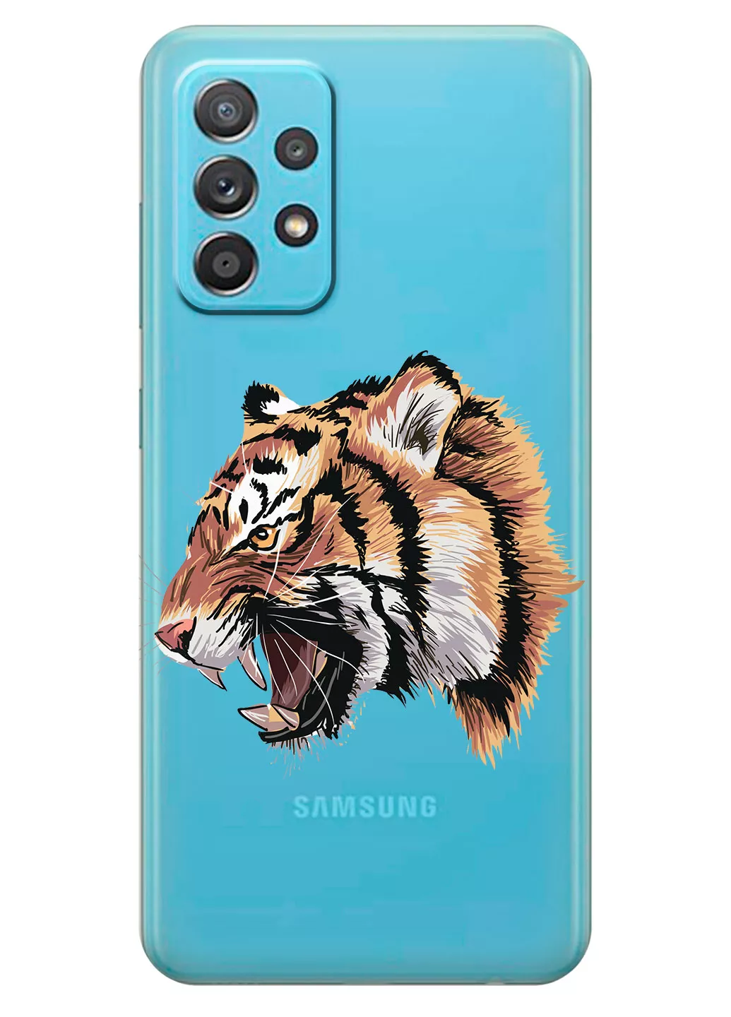 Чехол для Galaxy A72 - Тигр