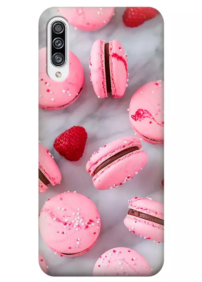Чехол для Galaxy A50s - Мраморные пироженки