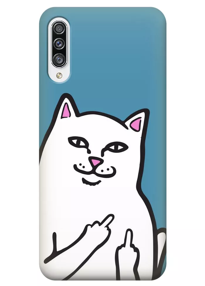Чехол для Galaxy A50s - Кот с факами