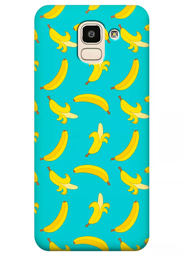 Чехол для Galaxy J6 - Бананы