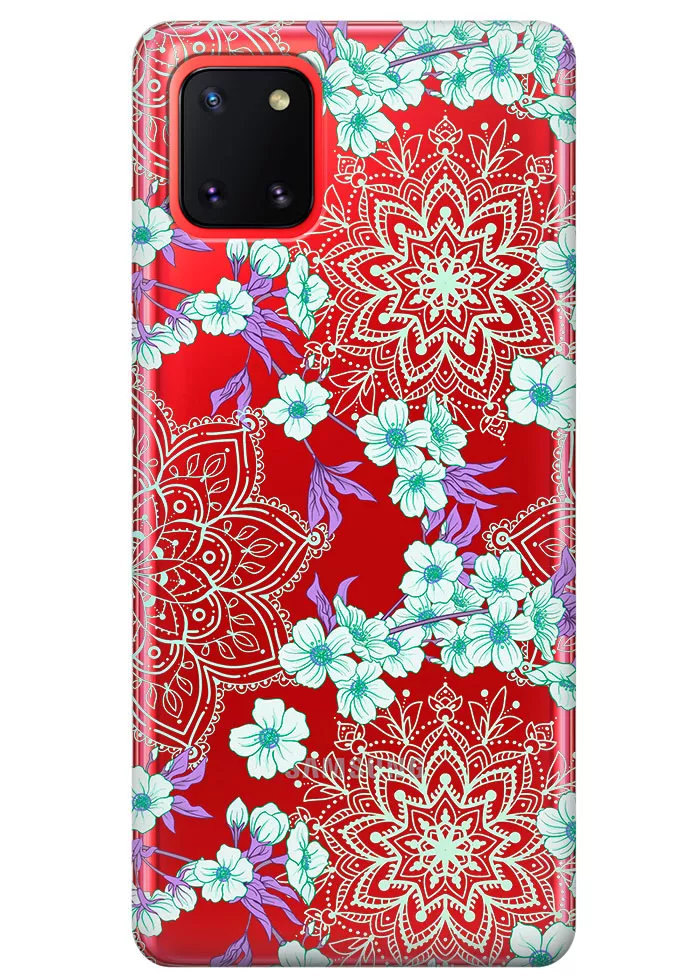 Чехол для Galaxy Note 10 Lite - Цветочная мандала