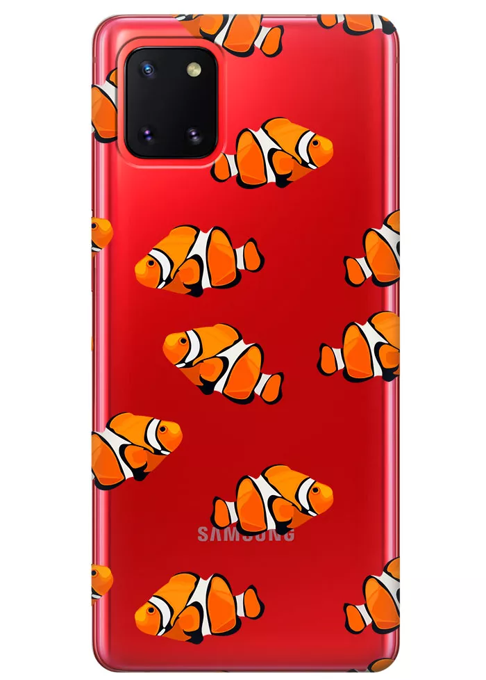 Чехол для Galaxy Note 10 Lite - Рыбки