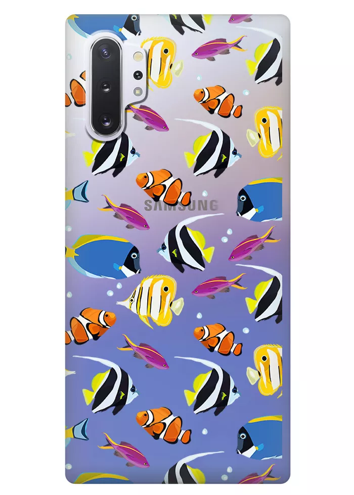 Чехол для Galaxy Note 10+ - Bright fish