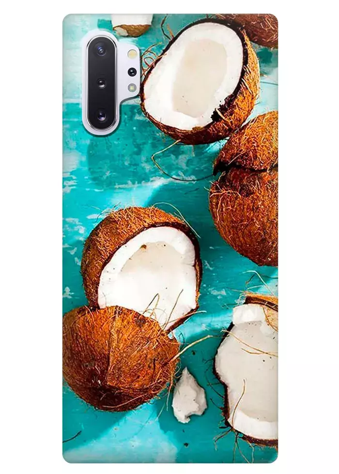Чехол для Galaxy Note 10+ - Кокосы
