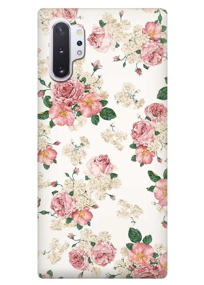 Чехол для Galaxy Note 10+ - Букеты цветов