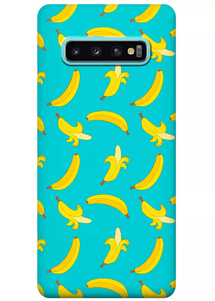 Чехол для Galaxy S10+ - Бананы