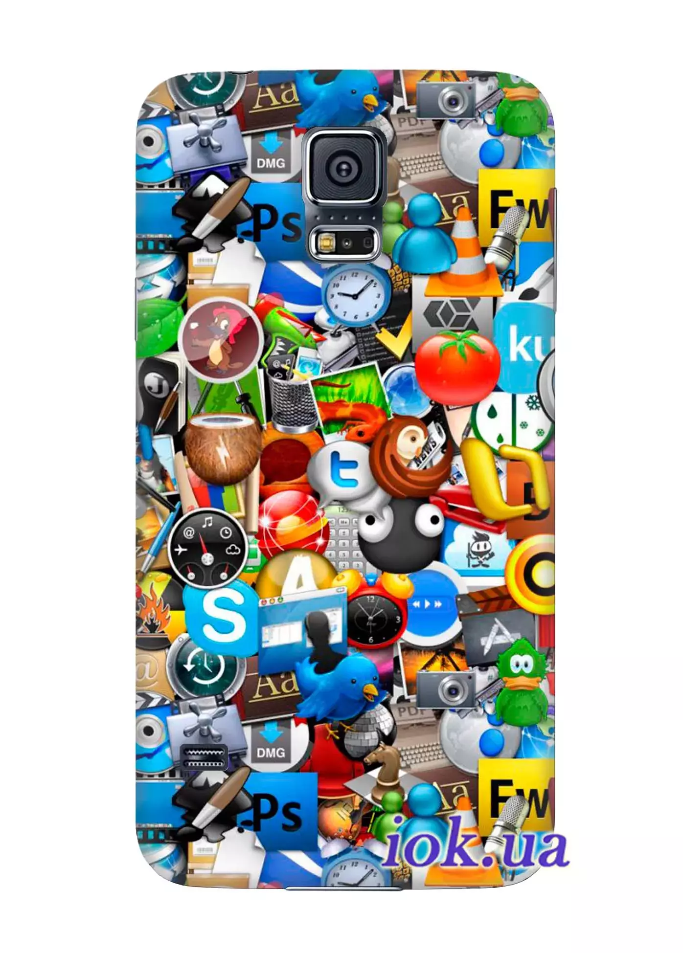 Чехол для Galaxy S5 Mini - Логотипы