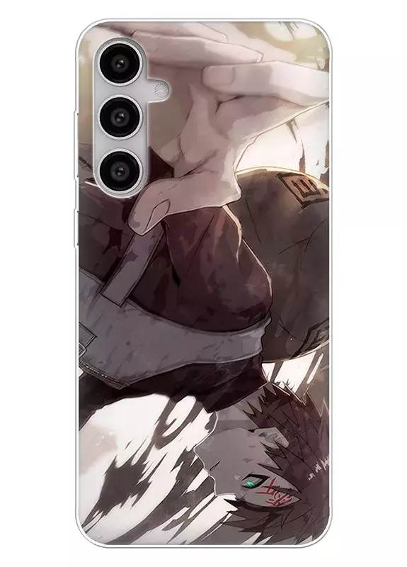 Чехол для Samsung Galaxy S23 FE - Гаара в атаке крупным планом, Наруто и Боруто, Naruto and Boruto