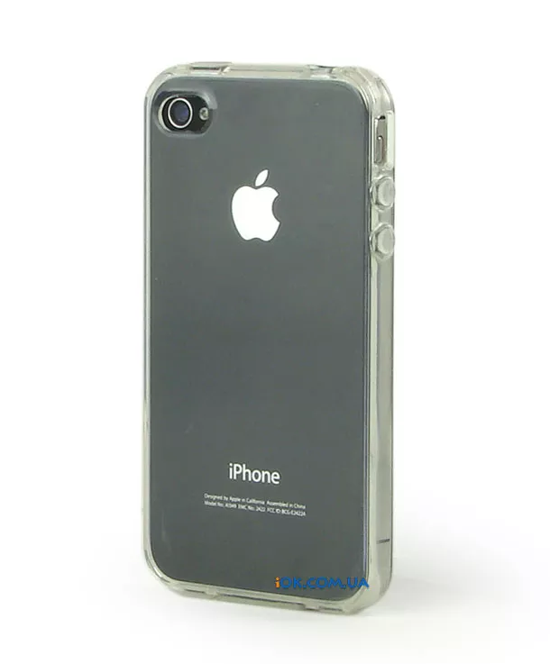 iPhone 4/4S, прозрачный силиконовый чехол Belkin