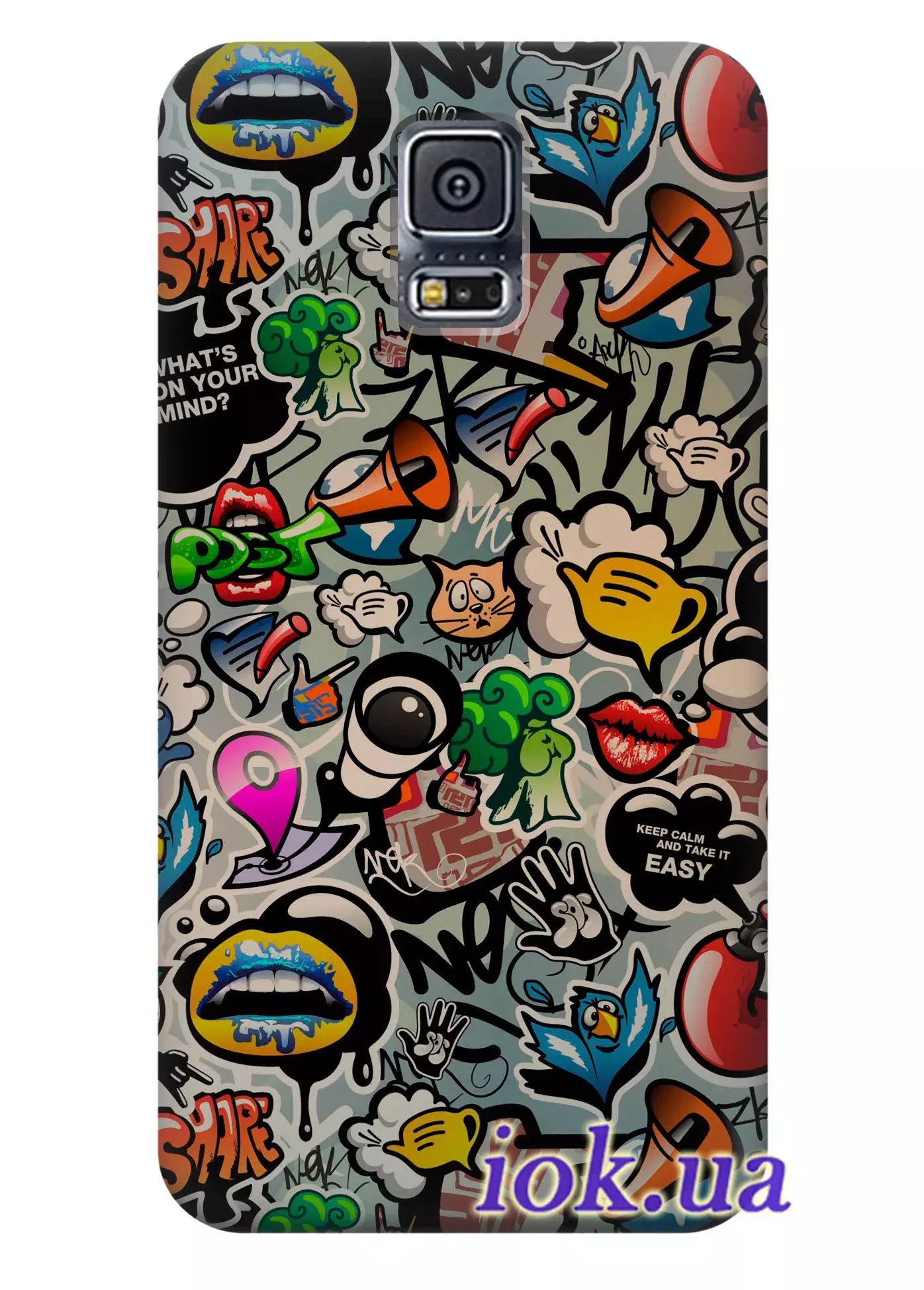 Чехол для Galaxy S5 Plus - Graffitti