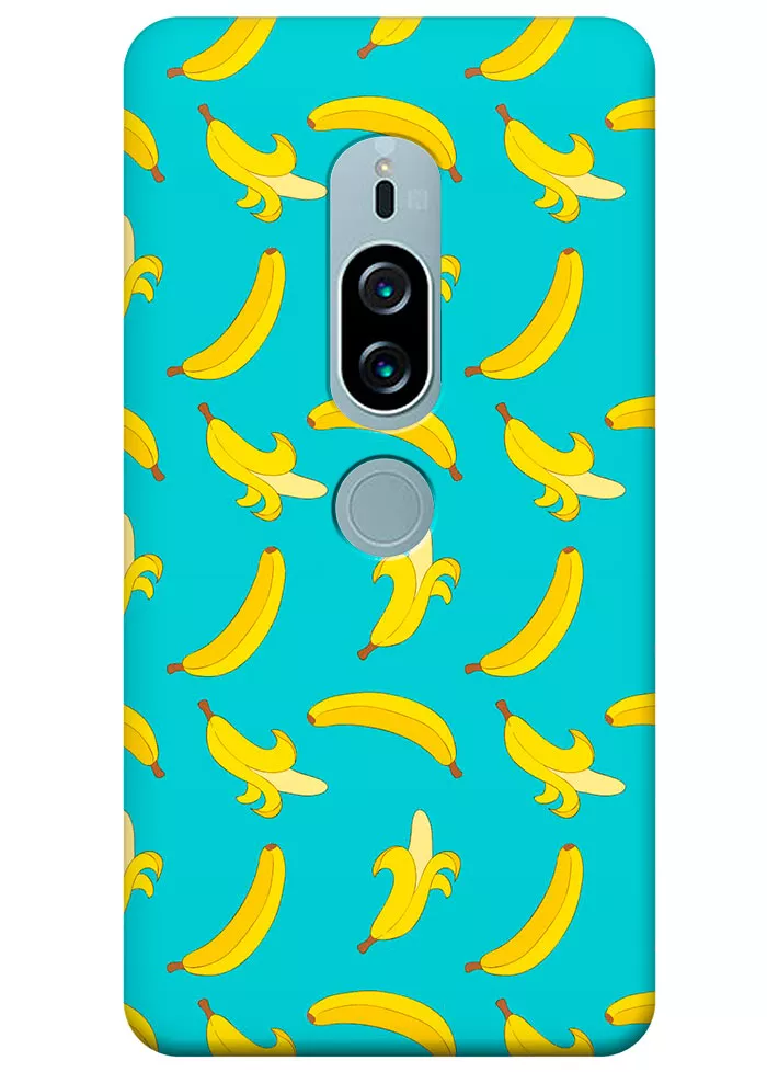 Чехол для Xperia XZ2 Premium - Бананы