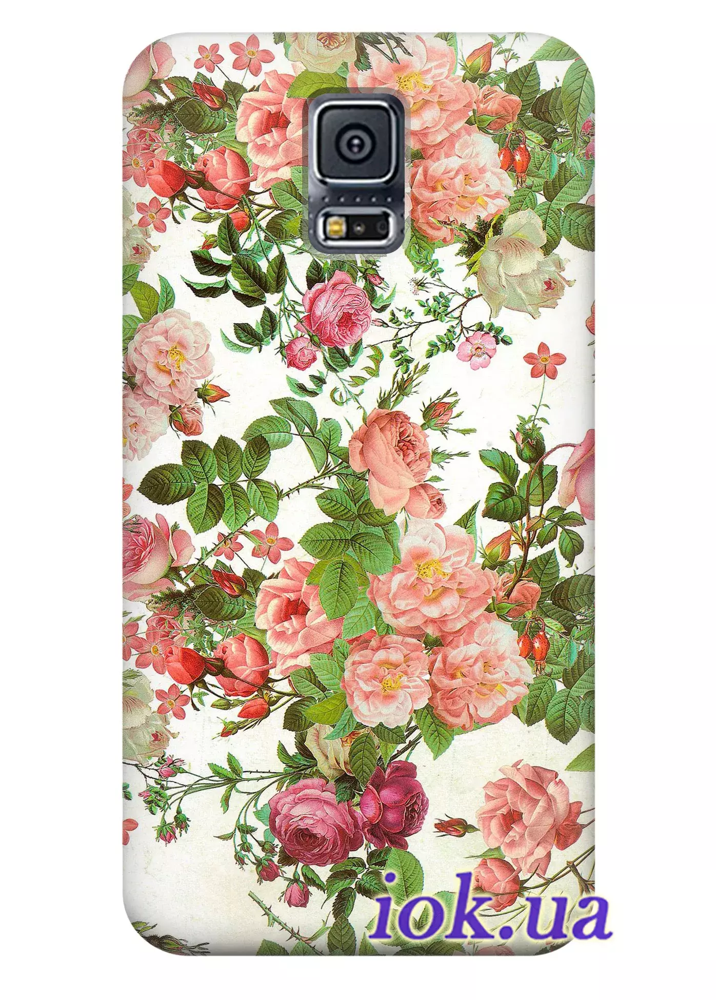 Чехол для Galaxy S5 Plus - Цветочный сад