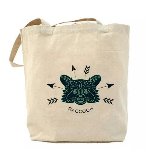 Сумка-мешок - Cute raccoon